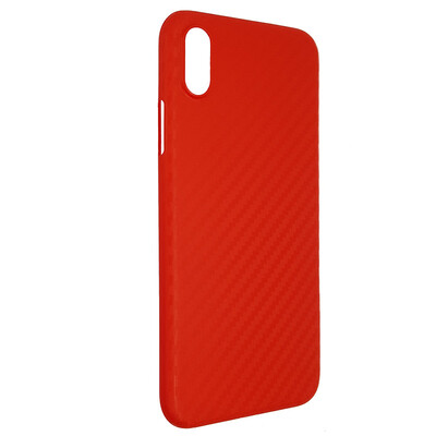 Чохол Anyland Carbon Ultra thin для Apple iPhone X/XS Red