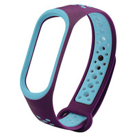 Ремешок для фитнеса браслета Mi Band 5/6 Sport Band Nike Violet/Blue