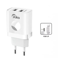 Зарядний пристрій Joko JK72+PX02, 2xUSB, 2,4A, Lightning