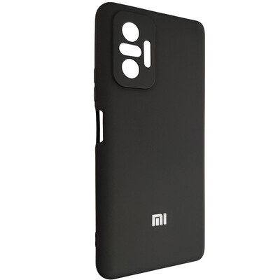 Чехол Silicone Case для Xiaomi Redmi Note 10 Pro Black (18)