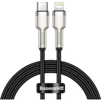 КабельBaseus Cafule Metal Data Cable Type-C to Lightning PD 20W 1m Black