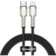 Кабель Baseus Cafule Metal Data Cable Type-C to Lightning PD 20W 1m Black