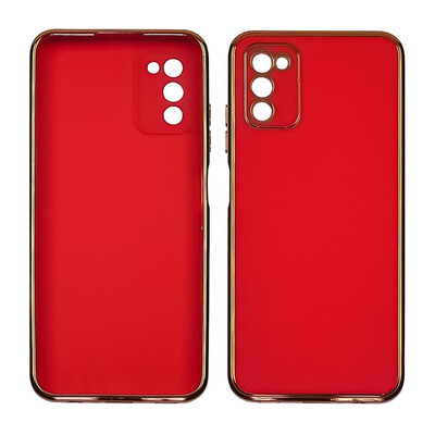 Чехол Glossy Color для Samsung A037 A03S Red