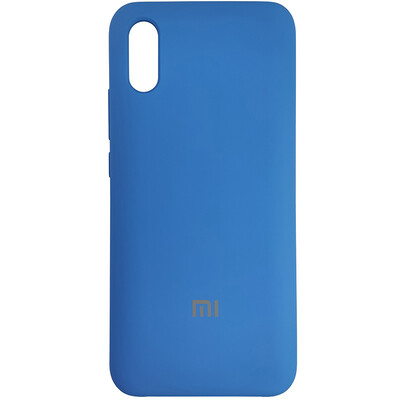 Чехол Silicone Case для Xiaomi Redmi 9A Blue (3)