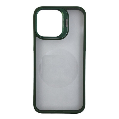 Чехол Defense Case Camera Stand with Camera Glass iPhone 15 Plus Dark Green