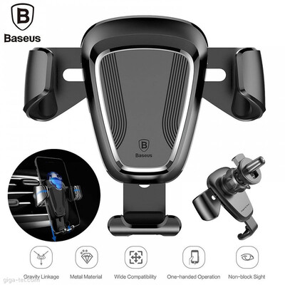 Автодержатель Baseus Gravity Car Mount Black