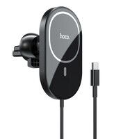 Автотримач Hoco CA90, Wireless Charging with MagSafe, 15W Black