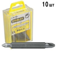 Акс.інстр Stanley Биты Ph1, Ph2, 60мм, 10шт.