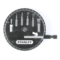 Stanley Біти в наборі 7 од. (S -5.0мм, 6.5мм - Ph 0, 1, 2 - Pz 1, 2 + тримач) (блістер)