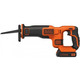 Шабельна пила Black&Decker BDCR18 акум, Li-Ion 18V, 3000хід/хв.