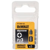 Акс.инстр DeWALT Биты ударные IMPACT TORSION EXTREME Pz3, 25мм, 5шт.