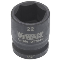 Головка торцева ударна DeWalt 1/2", 22 мм