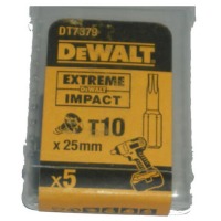 Акс.инстр DeWALT Биты ударные IMPACT TORSION, Т10мм, L=25мм, 5шт.