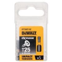 Акс.інстр DeWALT Біти ударні IMPACT TORSION, Т25мм,L=25мм, 5шт.