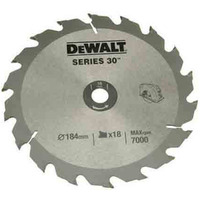 Пилковий диск DeWalt DT1938, 184х16мм, 18 зубців