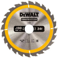 Пилковий диск DeWalt DT1945, 190х30мм, 40 зубців