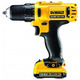 Дрель-шуруповерт DeWalt DCD710D2 10.8 V, 24 Нм, Li-Ion, 2ак.