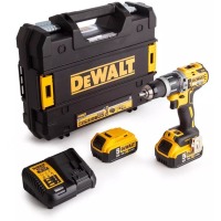 Дрель-шуруповертная аккумуляторная бесщеточная ударная DeWALT DCD796P2