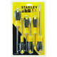 Stanley Набір викруток "ESSENTIAL", 6 штук: PH1 x 75мм, PH2 x 100мм, Sl: 5.5 x 100мм, 4 x 100мм, 6.5