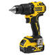 Дрель-шуруповерт аккумуляторная безщеточная ударная DeWALT DCD709P2T