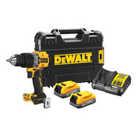 Дрель-шуруповерт аккумуляторная ударная без щеточная DeWALT DCD805E2T