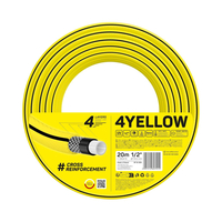 Шланг садовый Cellfast 4YELLOW 1/2" 20м, 4 слоя, до 20 Бар, -10…+50°C