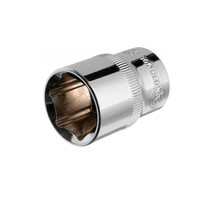 Голівка шестигранна 1/2" 20мм x 38мм CrV INTERTOOL ET-0020