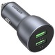 Автомобильное зарядное устройство для Ugreen CD213 36W 2xUSB QC 3.0 3A Car Charger (Dark Blue)