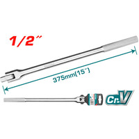 Ключ TOTAL THTFX12151  Вороток 1/2", 375 мм.