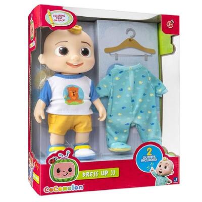 Игровой набор CoComelon Large Doll Dress Up JJ Одень Джей Джея с аксессуарами