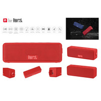 2E Акустична система SoundXBlock TWS, MP3, Wireless, Waterproof Red