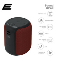 2E Акустична система SoundXPod TWS, MP3, Wireless, Waterproof Red