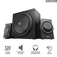 Trust Акустична система (Колонки) 2.1 Yuri Speaker Set, BLACK