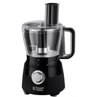 Кухонна машина  Russell Hobbs  Matte Black, 600Вт, чаша-пластик, корпус-пластик, насадок-9, чорний