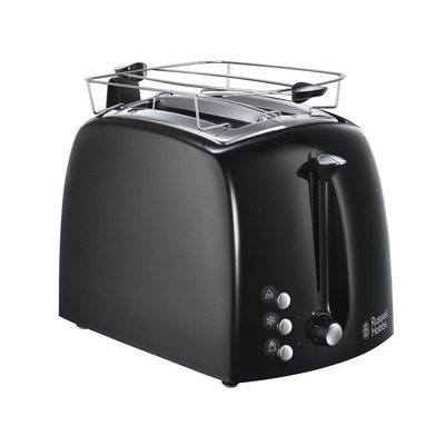 Тостер Russell Hobbs Textures, 850Вт, пластик, черный