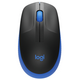 Мышь Logitech M190 Full-size Wireless Blue