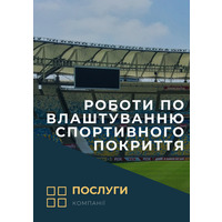 Работы по устройству спортивного покрытия