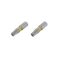 Комплект отверточних насадок Torx T30 1/4 "* 25мм, S2, уп. 2 од., STORM INTERTOOL VT-0226