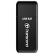 Transcend м  USB 3.0 microSD/SD Black