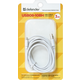 Кабель Defender USB08-10BH USB(AM)-MicroBM White 3m (87468)