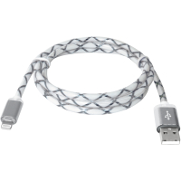 КабельDefender ACH03-03LT USB(AM)-Lightning GrayLED Backlight 1m