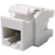 Розеточный модуль Molex Keystone 1xRJ45 (WE8W)/UTP/568A/B/PowerCat 6 White