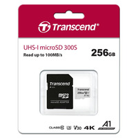 Transcend Карта пам'яті microSD 256GB C10 UHS-I R100/W40MB/s + SD