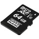 Карта памяти GoodRam microSDXC 64GB Class 10 UHS I (M1AA-0640R12) + SD адаптер