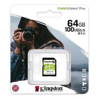 Карта пам`яті SDXC 64GB UHS-I Class 10 Kingston Canvas Select Plus R100MB/s (SDS2/64GB)