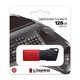 Флеш-накопичувач USB3.2 128GB Kingston DataTraveler Exodia M Black/Red (DTXM/128GB)