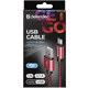 Кабель Defender USB08-03T USB(AM)-MicroBM 1.0m, Red (87801)