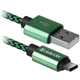 Кабель Defender USB09-03T PRO USB(AM)-C Type, 1m Green (87816)