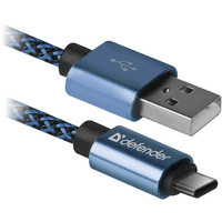 КабельDefender USB09-03T PRO USB(AM)-C Type, 1m Blue (87817)