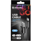 Кабель Defender USB08-03T PRO USB2.0, AM-MicroBM Black, 1m (87802)